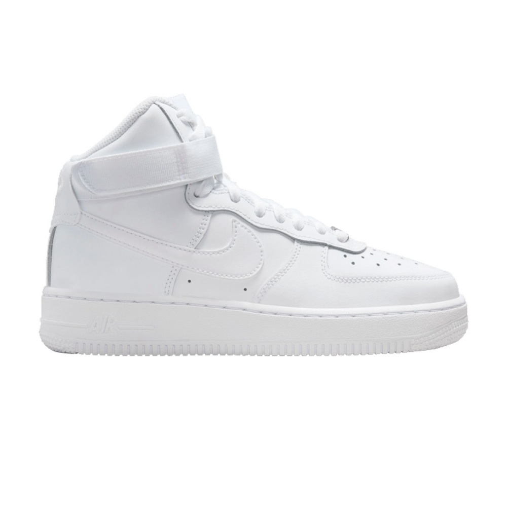 Kids Nike Air Force 1 High Triple White